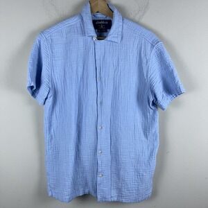 Chubbies Men's Small‎ Sunday Light Blue Cotton Short Sleeve
